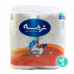 حوله کاغذی 2 رول 4 لایه نرمه