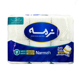 دستمال کاغذی دلسی سفید چهار لایه 12 قلو نرمه