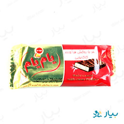 ویفر با روکش فرآورده کاکائویی 4 لایه 27 گرمی مینو یام یام