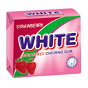 آدامس با طعم توت فرنگی وایت بسته 4 عددی