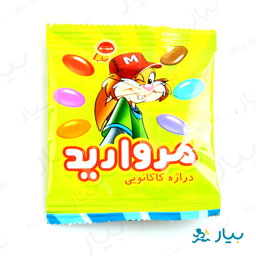 دراژه کاکائویی پاکتی 17 گرمی مروارید مینو