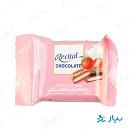 شکلات رکتیال مغز ماست و توت فرنگی 25 گرمی مینو