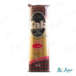اسپاگتی 1/7 با آرد سمولینا 700 گرمی تک ‌ماکارون