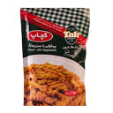 ماکارونی پیکولی حاوی پودر سبزیجات با طعم کچاپ 180 گرمی تک ماکارون