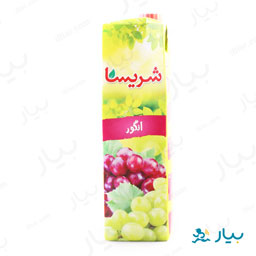 آبمیوه انگور قرمز و سفید 1000 گرمی شریسا