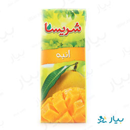 نوشیدنی بدون گاز انبه 200 میلی لیتری شریسا