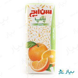 آب پرتقال با پالپ 200 میلی لیتری سن ایچ