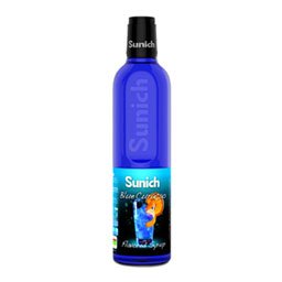 شربت با طعم بلوکاراسائو بطری شیشه ای 840 میلی لیتری سن ایچ