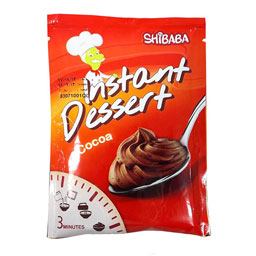 دسر فوری کاکائو 125 گرمی شیبابا