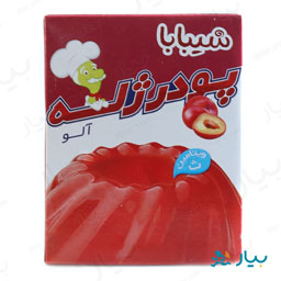 پودر ژله آلو 100 گرمی شیبا