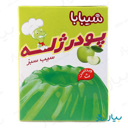 پودر ژله سیب ترش 100 گرمی شیبا