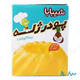 پودر ژله پیناکولادا 100 گرمی شیبابا