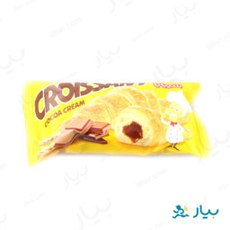 شیرینی آردی تخمیری با مغزی کرم کاکائو 50گرمی شیبابا