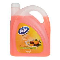 مایع دستشویی میوه ای صورتی 3750 گرمی کیجا