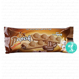 ویفر مغزدار پاپوک کاپوچینو دوقلو 50 گرمی چیچک