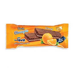 ویفر شوکوپای 2 قلو پرتقالی چیچک