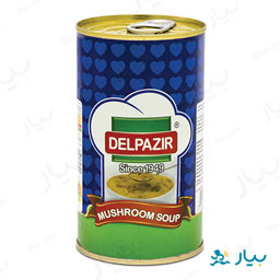 کنسرو سوپ قارچ 500 گرمی دلپذیر