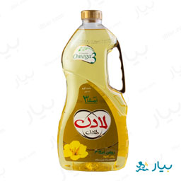 روغن مایع کانولا حاوی امگا سه مخصوص پخت و پز و سالاد 1/8 لیتری لادن طلایی