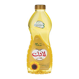 روغن مایع امگا 900 گرمی طلایی لادن
