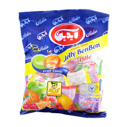 آبنبات با طعم میوه و مغز پاستیل آیدین 500 گرمی