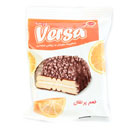بیسکویت با روکش مغزدار شکلاتی با طعم پرتقالی 30 گرمی ورسا