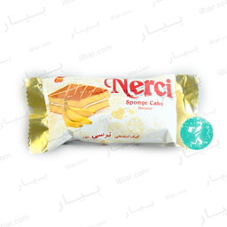 کیک اسفنجی موزی 25 گرمی نرسی