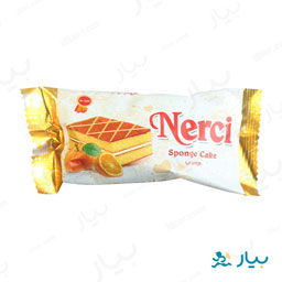 کیک اسفنجی پرتقالی 25 گرمی نرسی