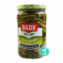 خیارشور سوپر ویژه 630 گرمی بدر