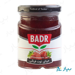 مربا توت فرنگی 300 گرمی بدر