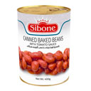 کنسرو لوبیا چیتی با سس گوجه فرنگی آسان بازشو 400 گرمی سیبون