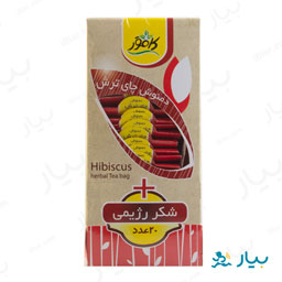 دمنوش چای ترش و شکر رژیمی 20 عددی کامور