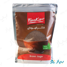 شکر قهوه ایی 500 گرمی فراکام