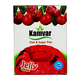 پودرژله آلبالو رژیمی 100گرم کامور