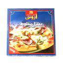 پیتزا مخلوط کالباس و قارچ 450 گرمی اروئی