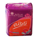 نوار بهداشتی بالدار پهن ویژه روز ایرلید تک بسته ای 10 عددی تافته