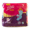 نوار بهداشتی بالدار ماکسی با رویه کتان ویژه شب 10 عددی تافته