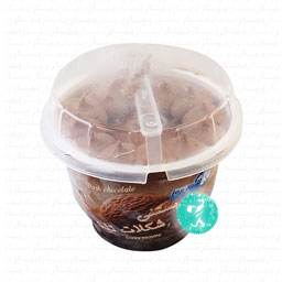 بستنی شکلات تلخ 120 گرمی روز