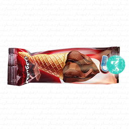 بستنی قیفی کاکائویی مخصوص 75 گرمی روز