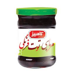 مربا توت فرنگی شیشه ای 280 گرمی کامبیز