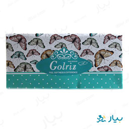 دستمال کاغذی گلدار 100 برگ گلریز