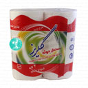 دستمال حوله ای 2 قلو 4 لایه گلریز