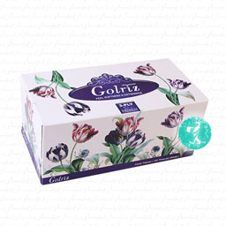 دستمال کاغذی سه لا 100 برگ گلریز