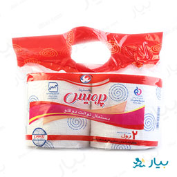 دستمال توالت 2 قلو پرمیس