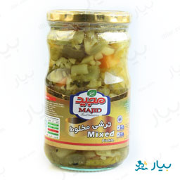ترشی مخلوط 670 گرمی مجید