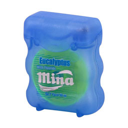 نخ دندان نازک با اسانس اکالیپتوس 50 متری مینا