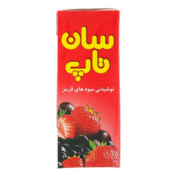 نوشیدنی مخلوط میوه های قرمز 200 میلی لیتری سان تاپ