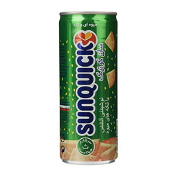 نوشیدنی آناناس با تکه های میوه 240 میلی لیتری سان کوئیک