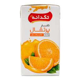 آبمیوه پرتقال 125 میلی تکدانه