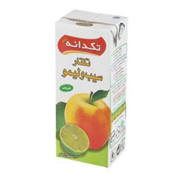 نکتار سیب و لیمو 200 میلی‌لیتری تکدانه