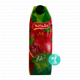 آب انار جمینا 1000 میلی لیتری تکدانه